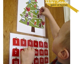 Christmas Advent Calendar - Print at home