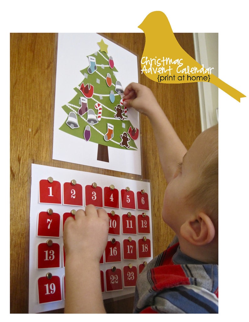 Christmas Advent Calendar Print at home image 1