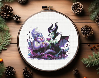 Villains Cross Stitch Pattern, instant download