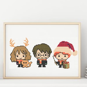 Magic cross stitch pattern, Wizard Cross Stitch Pattern, instant download