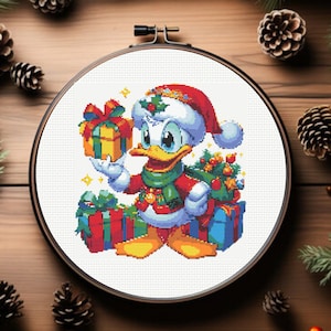 Donald Duck Cross Stitch Pattern , instant download