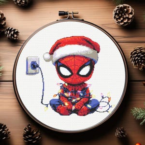 Hero Cross stitch pattern - Christmas Cross Stitch Pattern, instant download,