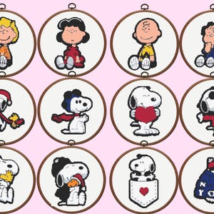 Best Firend Cross Stitch Pattern, Set of 12  Cross Stitch Pattern - Instant Download
