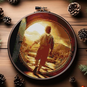 Fantasy Earth Cross Stitch pattern,  MAgşc House Cross Stitch Pattern, instant downlaod”