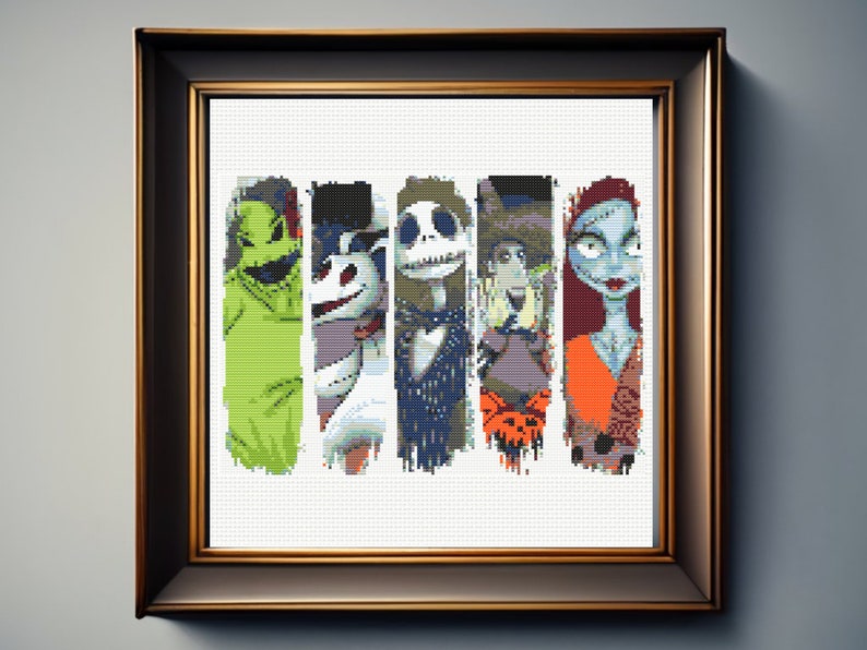 Jack Skellington Cross Stitch Pattern - Nightmare Before Christmas ...