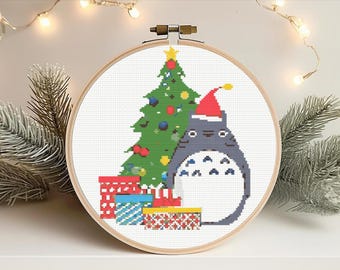 totooo様 Toto Cross Stitch Pattern - Kawaii, Cute, Aesthetic, Mini