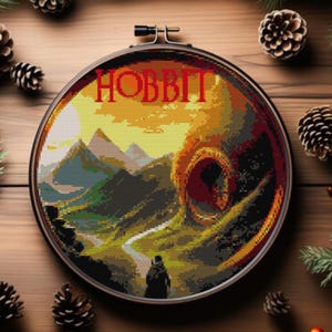 Fantasy House Cross Stitch pattern, Magşc Town Cross Stitch , instant downlaod”