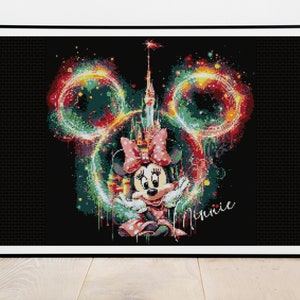 Minnie Cross Stitch Pattern , instant download