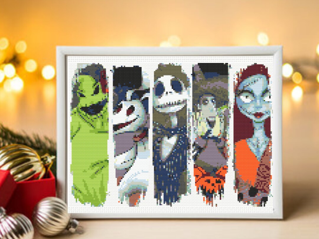 Jack Skellington Cross Stitch Pattern - Nightmare Before Christmas ...