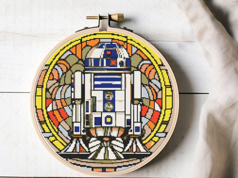 RDR2 Cross Stitch Pattern, Space Wars Cross Stitch Pattern, Instant