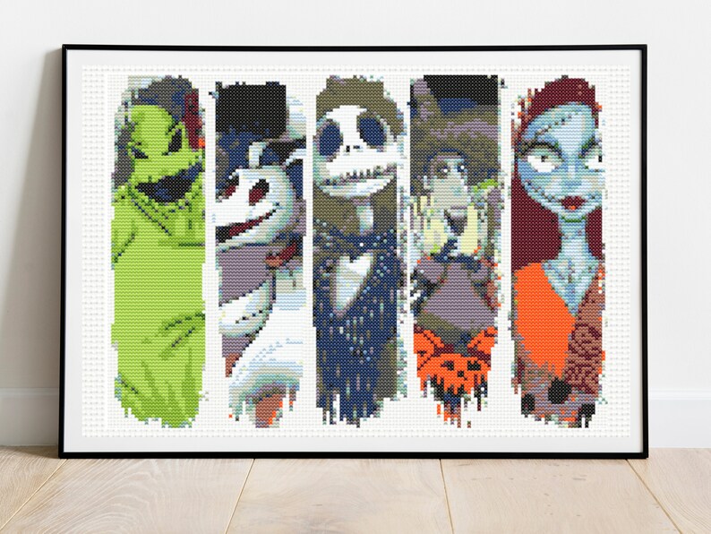 Jack Skellington Cross Stitch Pattern - Nightmare Before Christmas ...