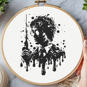 Wizard Stitch Pattern, Magic Cross Stitch Pattern, instant download