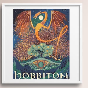 Fantasy Earth  Cross Stitch Pattern - instant downlaod, instant download