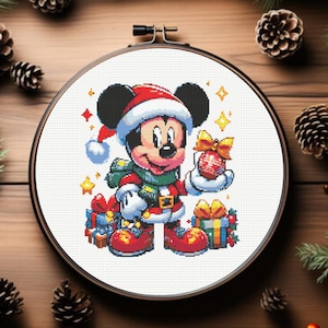 Mickey Mouse Cross Stitch Pattern , instant download