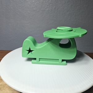 Large Toy Helichopter Single Color | 3d Printed | Toy Helicopter | Toy Chopper