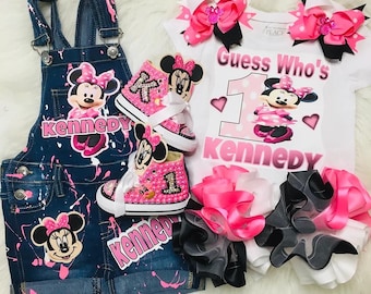 Custom Denim Overall Short Set