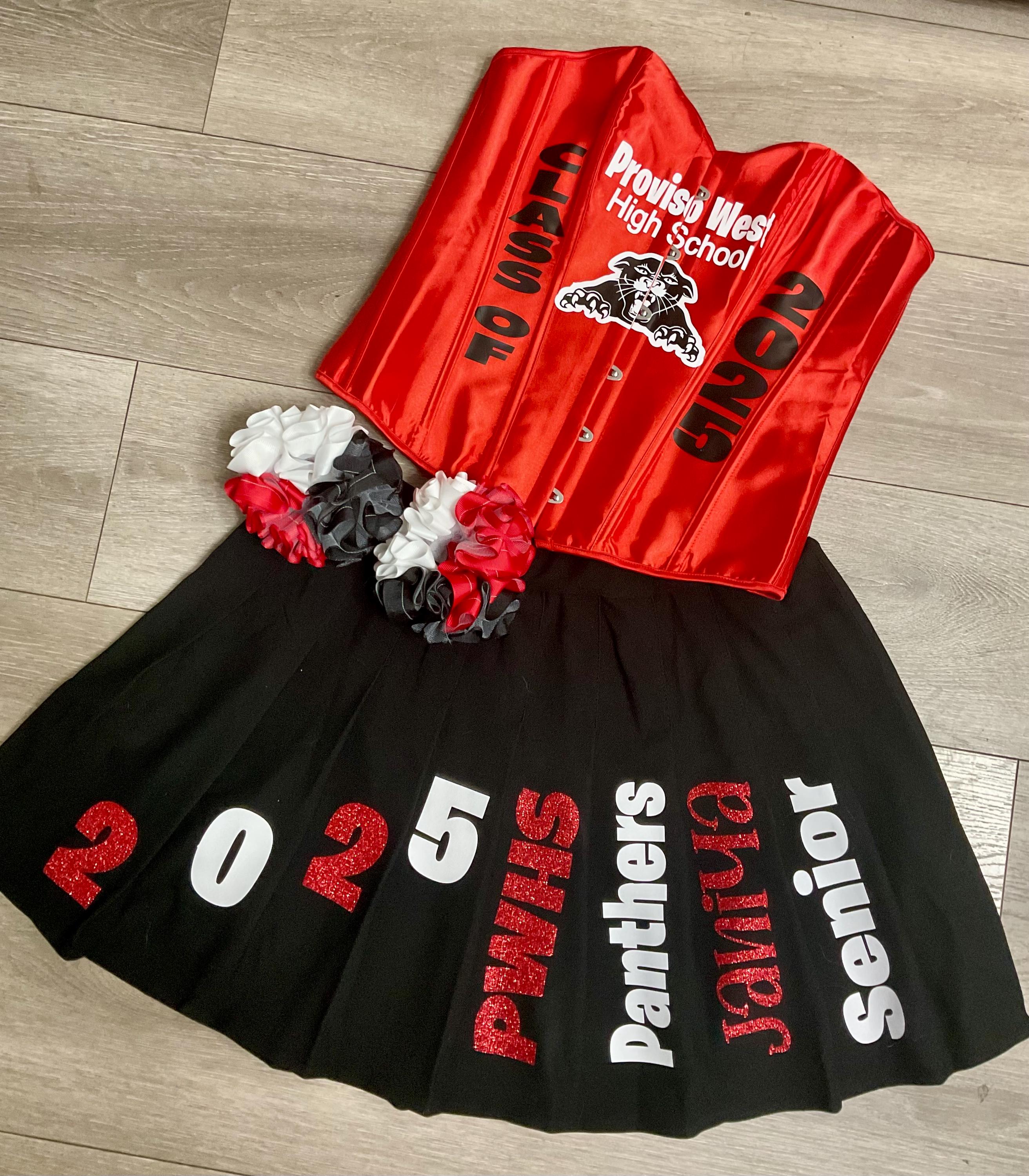 Senior Corset & Pleated Skirt Set