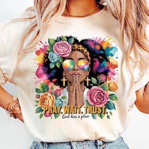 Black Woman Christian Png, Black Woman Png, Black Girl Png, Jesus Png, Afro Girl Png, Pray Png, Christian Quotes Png, Sublimation Design