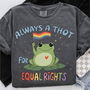 Igualdad de derechos PNG, diseños de camisetas de rana LGBT, camisetas de derechos de los homosexuales, camisetas divertidas LGBT, PNG LGBTQ, camisetas del orgullo gay, regalos LGBTQ, descarga digital