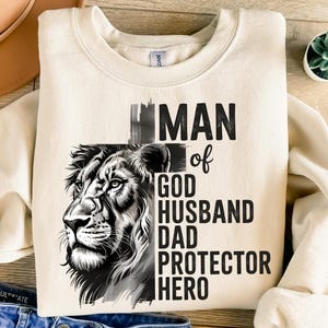 Dad Png, Christian Png, Man Of God Png, Bible Verse Png, Jesus Png, Dad Lion Png, Father Png, Christian Cross Png, Dad Shirt, Christian Dad