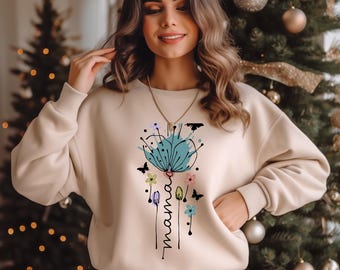 My Mother's Love,Mama Flower Popular T Shirt,Mother's Day Gift,Cute Mama Tshirt,Mama Sublimation,Momma Clothings,Mama Tshirt For Birthday