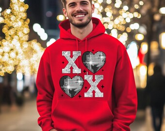 XOXO heart Valentines Sweatshirt,Cute Valentine Sweatshirt,Valentines Day Gift,Love Sweatshirt,XOXO Teach,Valentines Gift for her,Gift him