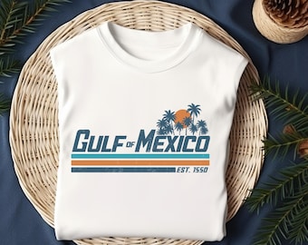 Gulf of Mexico Shirt, Mexico Lover Gift,Mexico Forever Shirt,Texas Alabama Mississippi Florida Beach Long Sleeve Tee, Gulf of Mexico Shirt