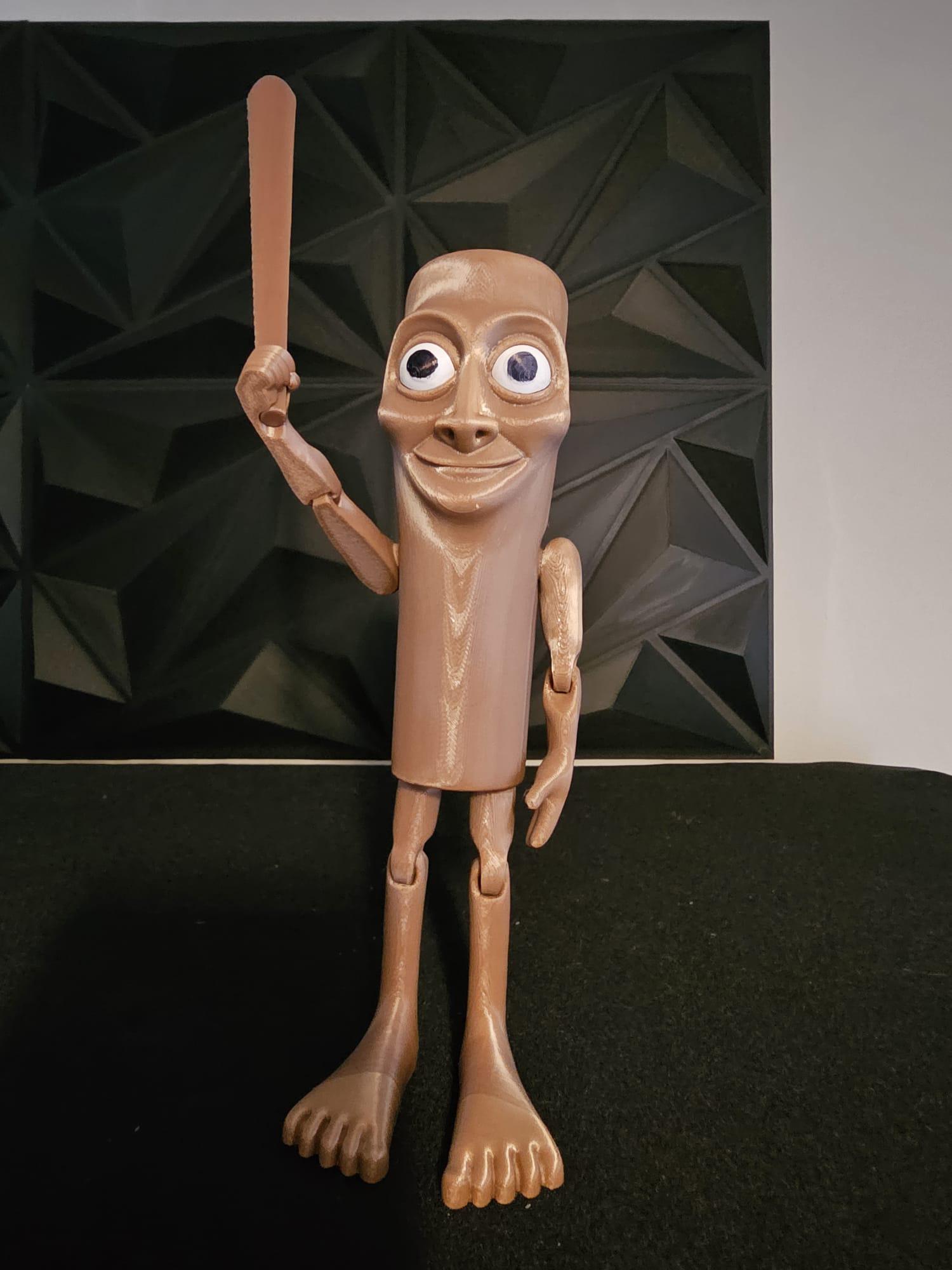 Braiinrot 3D-gedruckte Figuren - 18 Cm, Cartoon-Design, Individuelle Dekoration Für Fans & Sammler