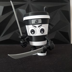 Cappuccino Assassino Italian Brainrot 3D Printed Collectible Figure