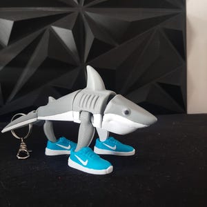 Tralalero Tralala Shark Keyring/Figure 3D Printed Collectible