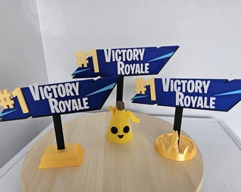 victory royale sign/trophy