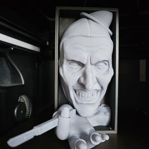 A arte de parede inspirada no palhaço The Terrifier Art
