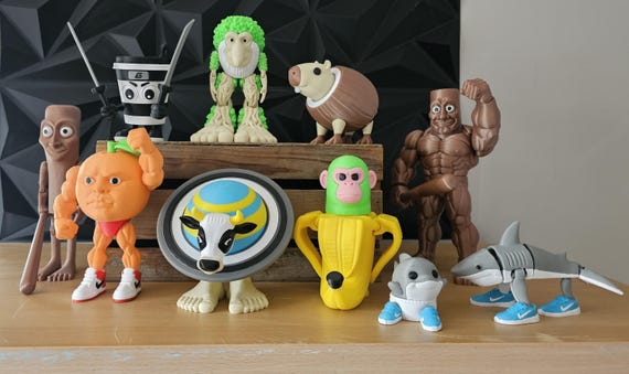 Italian Brainrot Character Figures 3d Printed - Etsy Israel