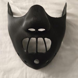 3D Printed Hannibal-Style Mask Horror Cosplay Prop for Halloween Costume Parties or Decor Lightweight Customizable Scary Face Mask Replica