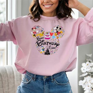 Best Birthday Ever Sweatshirt, Disney Birthday Sweatshirt, Retro Birthday Tee, Disneyland Trip Sweatshirt, Birthday Celebration Tee
