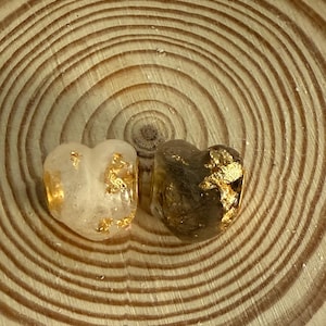 Large-hole resin bead with animal hair image 11