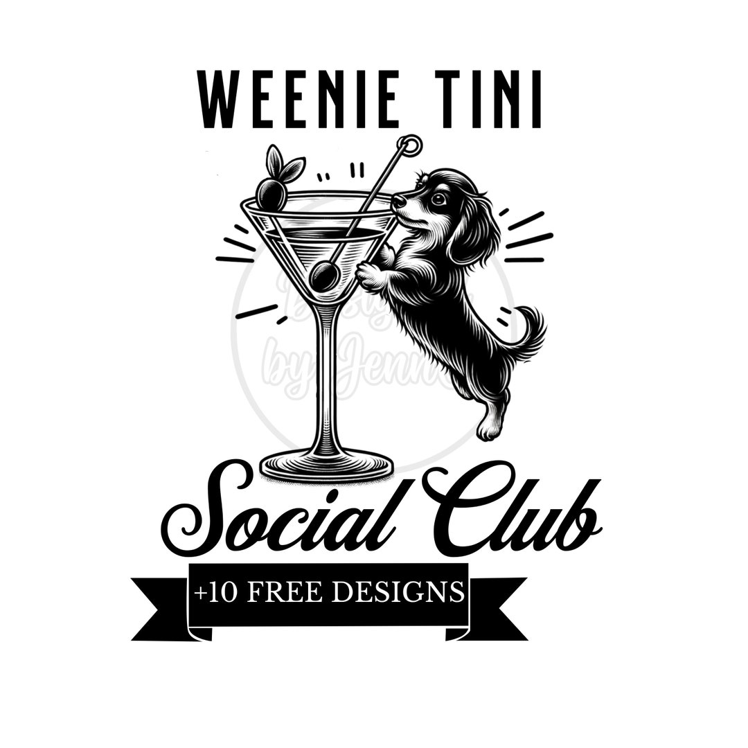 24 Pcs "Weenies And Tini" Cupcake Toppers - Hot Dog & Martini Theme Bachelorette Party Decorations