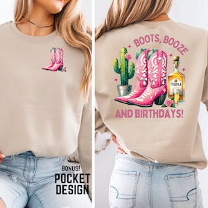 Nashville Birthday PNG, Cowgirl Birthday Party Squad, Nash Bash, Boots Booze Birthdays, Girls Trip Sublimation, Matching Birthday, coquette