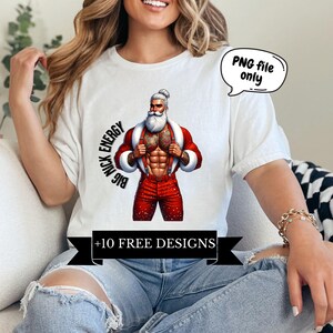 Big Nick Energy, Sexy Santa Beard PNG,I Love a Man with a Beard Christmas Design, Vintage Merry Christmas PNG, Funny Sublimation Clipart