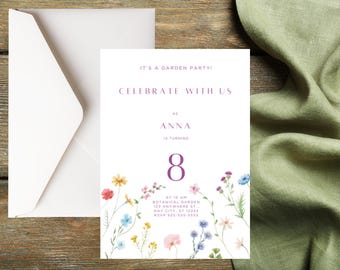 Garden Party Invitation (customized)