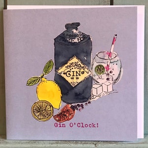 Gin O Clock - Gin and Tonic - Gin-liefhebberkaart