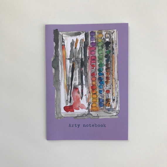 Arty Paint Notebook - plain