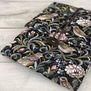 Housse pour ordinateur portable faite main, housse matelassée pour ordinateur portable, housse pour MacBook, housse pour ordinateur portable pour tous types d'ordinateurs portables/ tapisserie/ rabat/ cadeau parfait/cadeau # G18