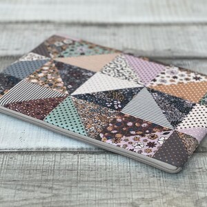 NOUVEAU ! Étui matelassé pour tablette, étui MacBook, étui pour iPad, n'importe quel étui pour appareil, housse matelassée pour ordinateur portable, patchwork/rembourré/coton Cadeau parfait/cadeau