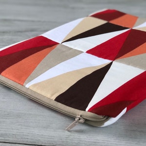 Housse en coton pour ordinateur portable, housse pour MacBook, étui pour tous les types d'ordinateurs portables, housse pour iPad/étui pour ordinateur portable rembourré/fait main/cadeau parfait/cadeau