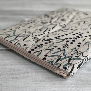 Housse pour ordinateur portable, housse pour MacBook, étui pour ordinateur pour tout appareil (iPad, téléphone)/linge de maison/rembourrage (étui pour ordinateur portable Levander) Cadeau parfait/cadeau # L29