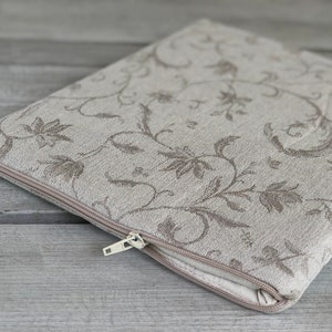 Housse pour ordinateur portable faite main, housse pour MacBook, étui pour tout appareil (iPad, téléphone)/linge de maison/rembourrage (étui pour ordinateur portable matelassé) Cadeau parfait/cadeau # L22