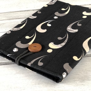 Housse en coton pour ordinateur portable, housse pour MacBook faite main, étui pour tous les types d'ordinateurs portables/rembourrée (étui pour ordinateur portable matelassée) Cadeau parfait/cadeau # M24