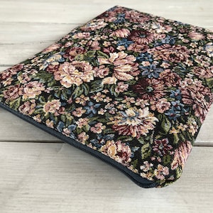 Housse pour ordinateur portable, housse pour MacBook, étui pour tous les appareils, housse pour ordinateur portable/ tapisserie/ rembourrée/ fleurie (étui pour ordinateur portable fait main) Cadeau parfait/cadeau