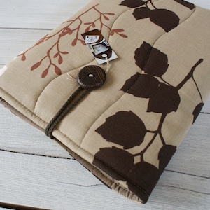 Housse en coton pour ordinateur portable, housse pour MacBook, étui pour n'importe quel ordinateur portable, housse pour iPad, étui pour ordinateur, housse pour Kindle / rembourrée, cadeau parfait